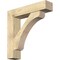 Ekena Millwork Legacy Block Rough Sawn Bracket w/ Offset Brace, Douglas Fir, 8"W x 36"D x 36"H BKT0806X36X36LEC05RDF - alternate 1